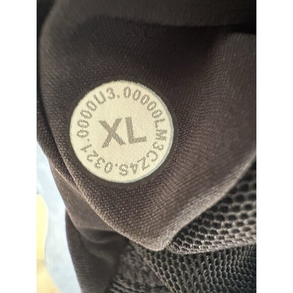 Lululemon Sweater Adult XL Gray Gridliner Fleece Full Zip Hoodie Stretch Mens - Picture 9 of 9